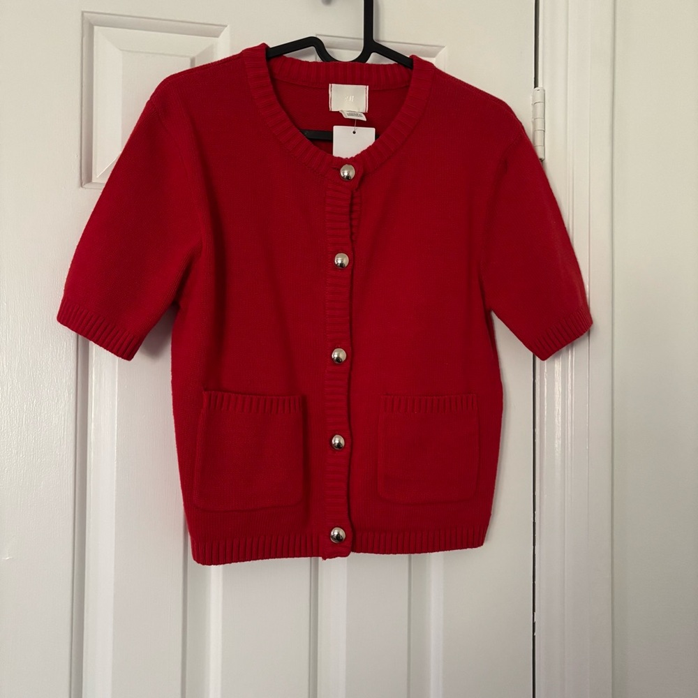 H&M Short Sleeve Knit Cardigan